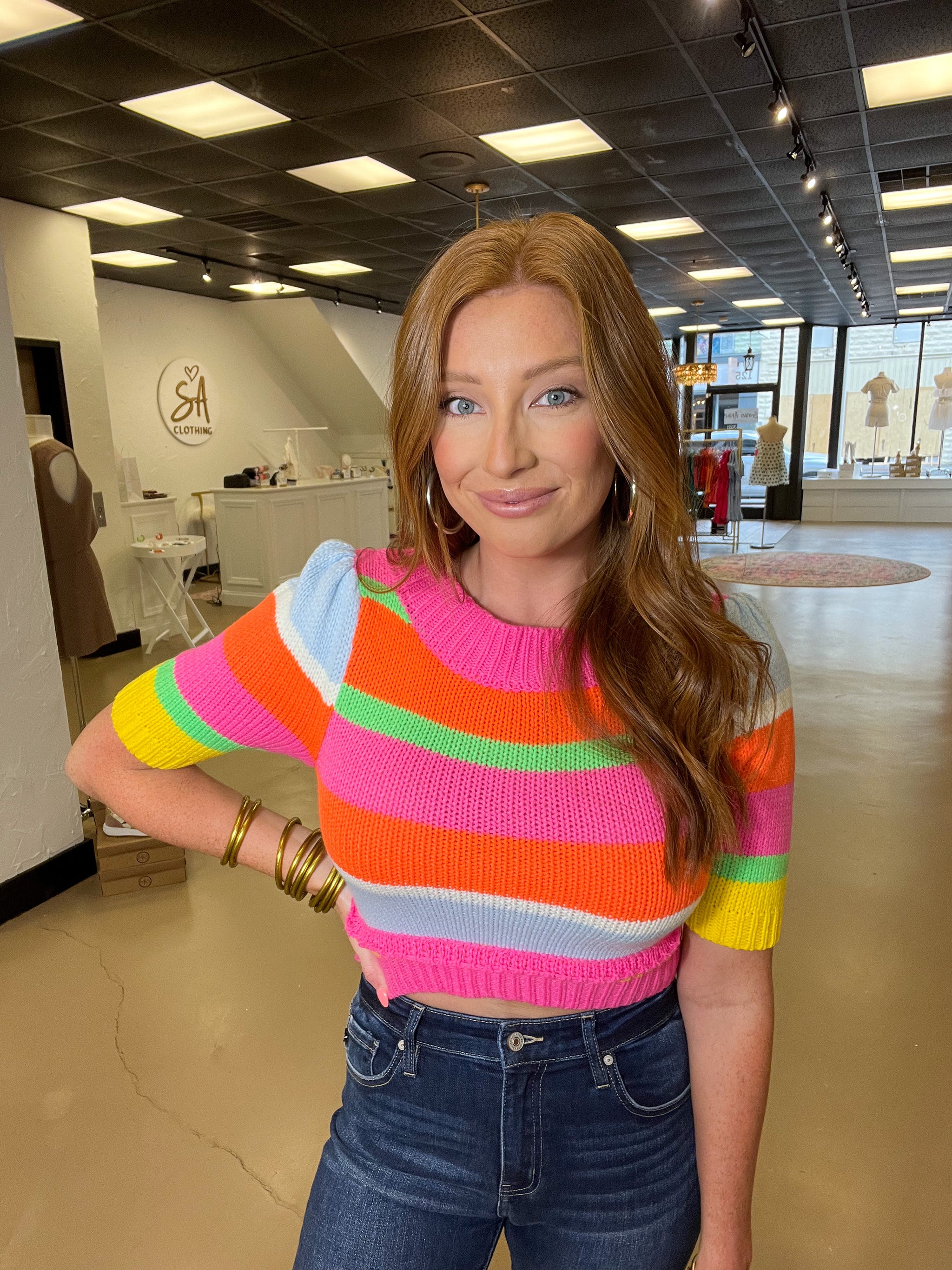 Sully Cropped Sweater – Sami Anne Clothing