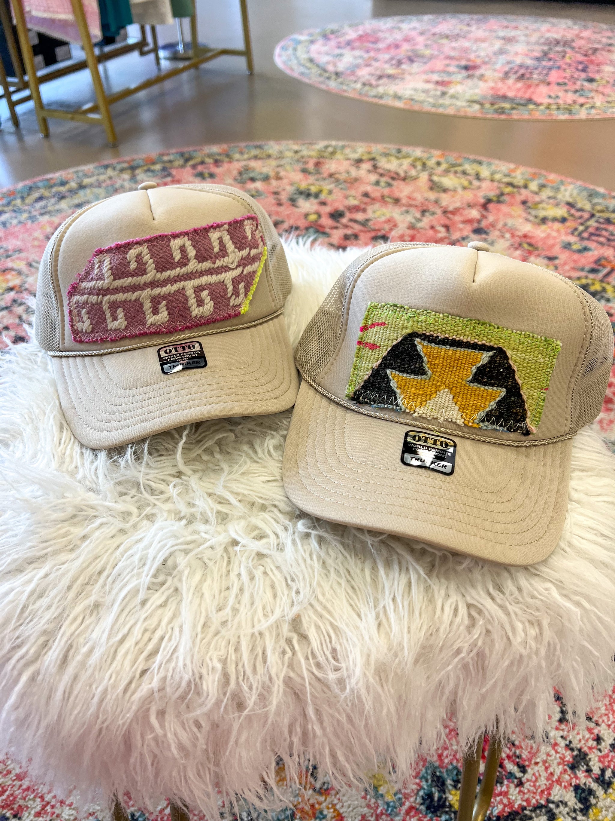 Orijinal Kilim Trucker Hat Turkish #kilim trucker hats- presell JUST opened- all one of  main image 4